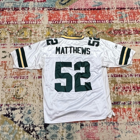 Clay Mathews Reebok Green Bay Packers Stitched NFL Football Sports Jersey - Picture 2 of 10